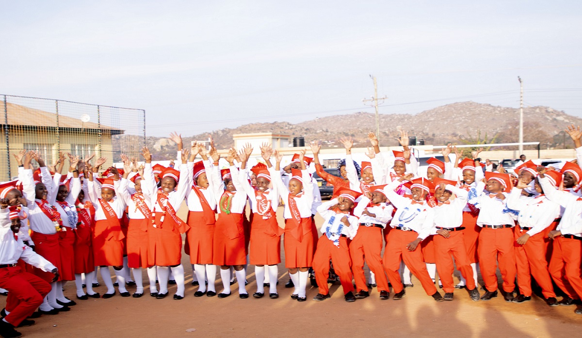 Students during school activities